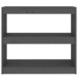 vidaXL Estantería/divisor de espacios madera pino gris 80x30x71,5 cm vidaXL Estantería/divisor de espacios madera pino gris 80x30x71,5 cm