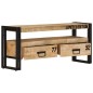 vidaXL Mueble de TV de madera maciza de mango 100x30x45 cm