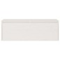 vidaXL Armario de pared de madera maciza de pino blanco 100x30x35 cm vidaXL Armario de pared de madera maciza de pino blanco 100x30x35 cm