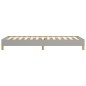 vidaXL Estructura de cama de tela gris claro 100x200 cm vidaXL Estructura de cama de tela gris claro 100x200 cm