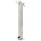 vidaXL Columna de agua de jardín acero inoxidable cuadrada 95 cm
