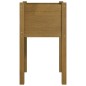 vidaXL Jardinera de madera maciza de pino marrón miel 40x40x70 cm vidaXL Jardinera de madera maciza de pino marrón miel 40x40x70 cm