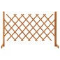 vidaXL Valla de jardín enrejado madera maciza abeto naranja 120x90 cm vidaXL Valla de jardín enrejado madera maciza abeto naranja 120x90 cm