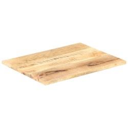 vidaXL Superficie de mesa madera maciza de mango 25-27 mm 70x60 cm