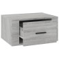 vidaXL Mesitas de noche de pared 2 uds gris Sonoma 50x36x25 cm vidaXL Mesitas de noche de pared 2 uds gris Sonoma 50x36x25 cm