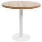 vidaXL Mesa de bistró MDF marrón claro 80 cm vidaXL Mesa de bistró MDF marrón claro 80 cm