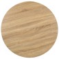 vidaXL Mesa de bistró MDF marrón claro 80 cm vidaXL Mesa de bistró MDF marrón claro 80 cm