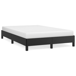 vidaXL Estructura de cama de cuero sintético negro 120x200 cm 