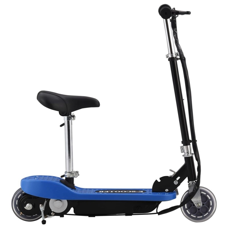 vidaXL Patinete eléctrico con asiento azul 120 W vidaXL Patinete eléctrico con asiento azul 120 W