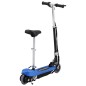 vidaXL Patinete eléctrico con asiento azul 120 W vidaXL Patinete eléctrico con asiento azul 120 W
