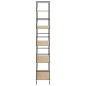 vidaXL Estantería de 5 niveles madera ingeniería roble 60x27,6x158,5cm vidaXL Estantería de 5 niveles madera ingeniería roble 60x27,6x158,5cm