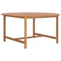 vidaXL Mesa de jardín de madera de teca maciza 150x76 cm vidaXL Mesa de jardín de madera de teca maciza 150x76 cm
