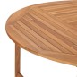 vidaXL Mesa de jardín de madera de teca maciza 150x76 cm vidaXL Mesa de jardín de madera de teca maciza 150x76 cm