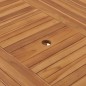 vidaXL Mesa de jardín de madera de teca maciza 150x76 cm vidaXL Mesa de jardín de madera de teca maciza 150x76 cm