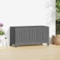vidaXL Caja de almacenaje jardín madera de pino gris 115x49x60 cm vidaXL Caja de almacenaje jardín madera de pino gris 115x49x60 cm