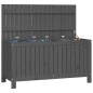 vidaXL Caja de almacenaje jardín madera de pino gris 115x49x60 cm vidaXL Caja de almacenaje jardín madera de pino gris 115x49x60 cm