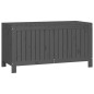vidaXL Caja de almacenaje jardín madera de pino gris 115x49x60 cm vidaXL Caja de almacenaje jardín madera de pino gris 115x49x60 cm
