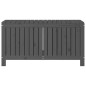 vidaXL Caja de almacenaje jardín madera de pino gris 115x49x60 cm vidaXL Caja de almacenaje jardín madera de pino gris 115x49x60 cm