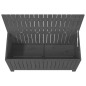 vidaXL Caja de almacenaje jardín madera de pino gris 115x49x60 cm vidaXL Caja de almacenaje jardín madera de pino gris 115x49x60 cm