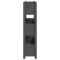 vidaXL Jardinera de madera maciza de pino gris 77x25x104,5 cm vidaXL Jardinera de madera maciza de pino gris 77x25x104,5 cm
