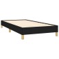 vidaXL Estructura de cama de tela negro 90x190 cm vidaXL Estructura de cama de tela negro 90x190 cm