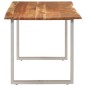 vidaXL Mesa de comedor de madera maciza de acacia 154x80x76 cm vidaXL Mesa de comedor de madera maciza de acacia 154x80x76 cm