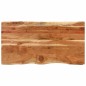 vidaXL Mesa de comedor de madera maciza de acacia 154x80x76 cm vidaXL Mesa de comedor de madera maciza de acacia 154x80x76 cm