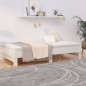 vidaXL Sofá cama extraíble madera maciza de pino blanco 2x(90x200) cm vidaXL Sofá cama extraíble madera maciza de pino blanco 2x(90x200) cm
