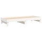 vidaXL Sofá cama extraíble madera maciza de pino blanco 2x(90x200) cm vidaXL Sofá cama extraíble madera maciza de pino blanco 2x(90x200) cm
