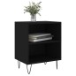 vidaXL Mesitas de noche 2 uds madera de ingeniería negro 40x30x50 cm vidaXL Mesitas de noche 2 uds madera de ingeniería negro 40x30x50 cm