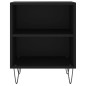 vidaXL Mesitas de noche 2 uds madera de ingeniería negro 40x30x50 cm vidaXL Mesitas de noche 2 uds madera de ingeniería negro 40x30x50 cm