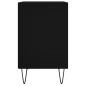 vidaXL Mesitas de noche 2 uds madera de ingeniería negro 40x30x50 cm vidaXL Mesitas de noche 2 uds madera de ingeniería negro 40x30x50 cm
