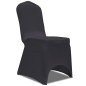 vidaXL Funda de silla elástica 4 unidades gris antracita vidaXL Funda de silla elástica 4 unidades gris antracita