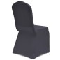 vidaXL Funda de silla elástica 4 unidades gris antracita vidaXL Funda de silla elástica 4 unidades gris antracita