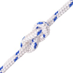 vidaXL Cuerda marina de polipropileno 6 mm 100 m blanca