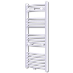 vidaXL Radiador toallero de baño con rieles curvados 500 x 1160 mm