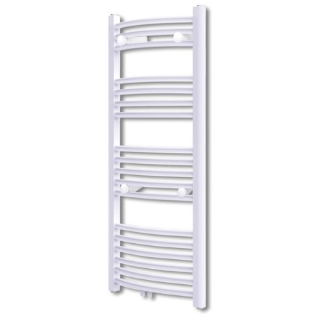 vidaXL Radiador toallero de baño con rieles curvados 500 x 1160 mm