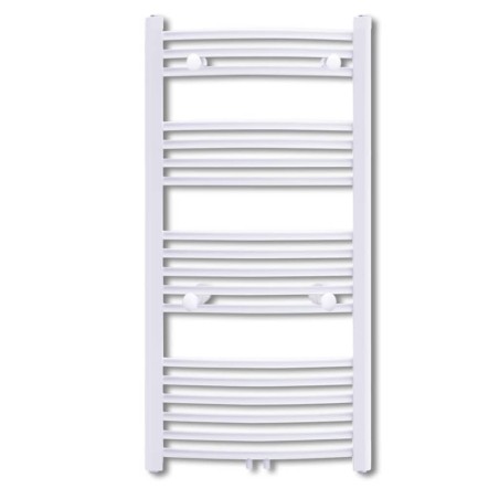 vidaXL Radiador toallero de baño con rieles curvados 500 x 1160 mm