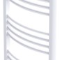 vidaXL Radiador toallero de baño con rieles curvados 500 x 1160 mm vidaXL Radiador toallero de baño con rieles curvados 500 x 1160 mm