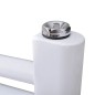 vidaXL Radiador toallero de baño con rieles curvados 500 x 1160 mm vidaXL Radiador toallero de baño con rieles curvados 500 x 1160 mm