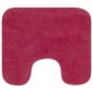 vidaXL Conjunto de alfombrillas de baño de tela 3 piezas fucsia vidaXL Conjunto de alfombrillas de baño de tela 3 piezas fucsia