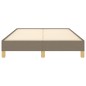 vidaXL Estructura de cama de tela gris taupe 120x200 cm vidaXL Estructura de cama de tela gris taupe 120x200 cm