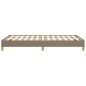 vidaXL Estructura de cama de tela gris taupe 120x200 cm vidaXL Estructura de cama de tela gris taupe 120x200 cm
