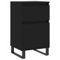 vidaXL Aparadores 2 uds madera de ingeniería negro 40x35x70 cm vidaXL Aparadores 2 uds madera de ingeniería negro 40x35x70 cm