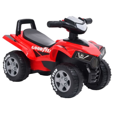 vidaXL Quad correpasillos infantil Good Year rojo