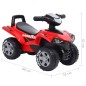 vidaXL Quad correpasillos infantil Good Year rojo vidaXL Quad correpasillos infantil Good Year rojo