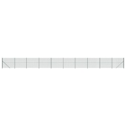 vidaXL Cerca de alambre con brida verde 1,4x25 m