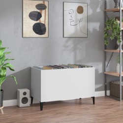 vidaXL Mueble para discos madera contrachapada blanco 74,5x38x48 cm