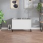 vidaXL Mueble para discos madera contrachapada blanco 74,5x38x48 cm vidaXL Mueble para discos madera contrachapada blanco 74,5x38x48 cm
