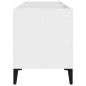 vidaXL Mueble para discos madera contrachapada blanco 74,5x38x48 cm vidaXL Mueble para discos madera contrachapada blanco 74,5x38x48 cm